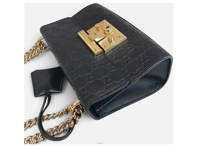 Padlock Gucci Borsa a tracolla GG Chain piccola con lucchetto - vista 3