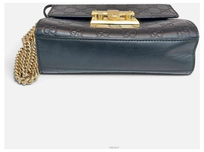 Padlock Gucci Borsa a tracolla GG Chain piccola con lucchetto - vista 4