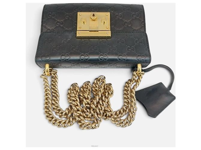 Padlock Gucci Borsa a tracolla GG Chain piccola con lucchetto - vista 7