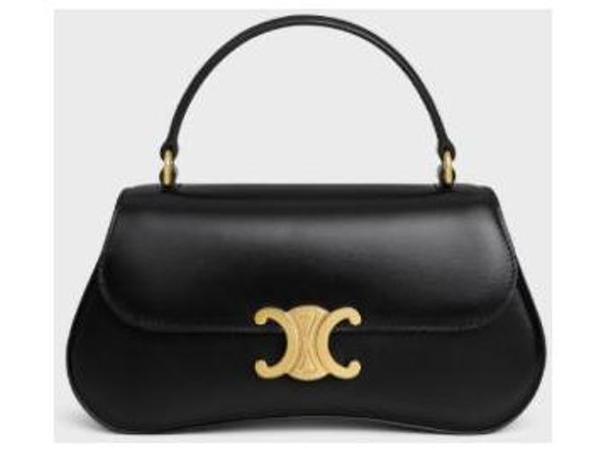 Céline Teen Roller Shiny Calfskin Black - vista 10