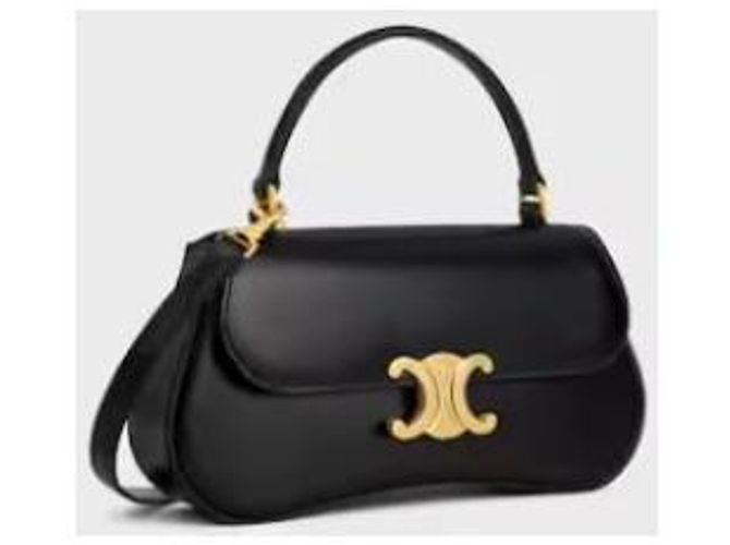 Céline Teen Roller Shiny Calfskin Black - vista 11