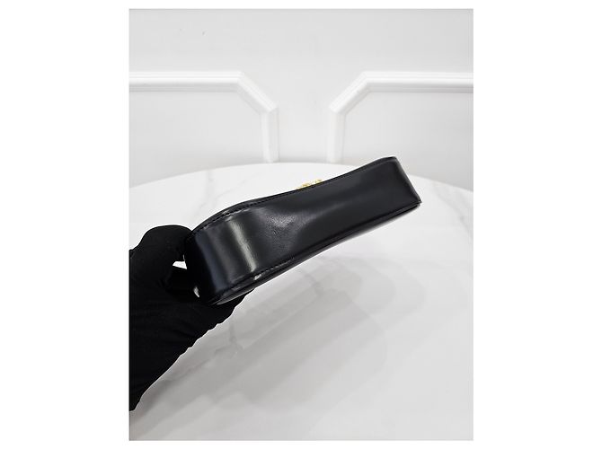Céline Teen Roller Shiny Calfskin Black - vista 5
