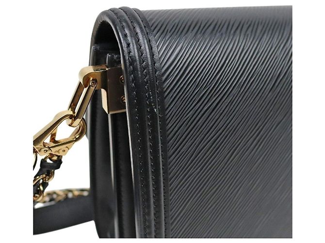 Louis Vuitton Borsa a tracolla Dauphine in pelle Epi nera - vista 7