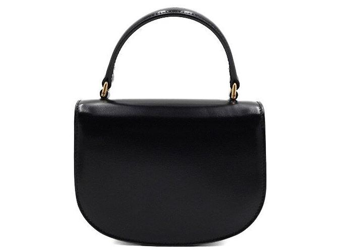 Céline Borsa a mano e a tracolla Mini Clea Versace in vitello lucido, crossbody - vista 4