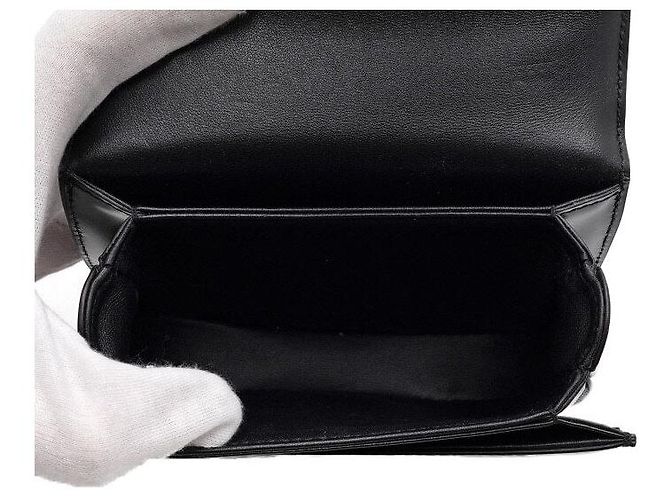 Céline Borsa a mano e a tracolla Mini Clea Versace in vitello lucido, crossbody - vista 5