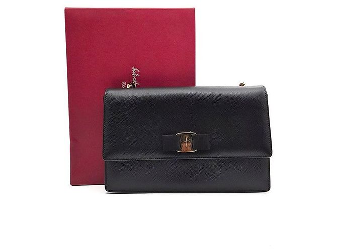 Salvatore Ferragamo Borsa a tracolla Gini Chain - vista 8