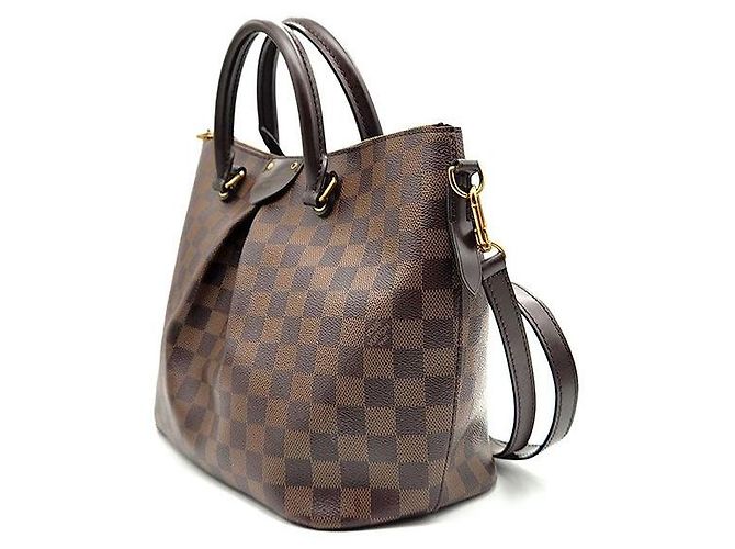 Borsa a mano Louis Vuitton Damier Sienna PM Marrone - vista 2