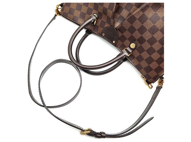 Borsa a mano Louis Vuitton Damier Sienna PM Marrone - vista 5