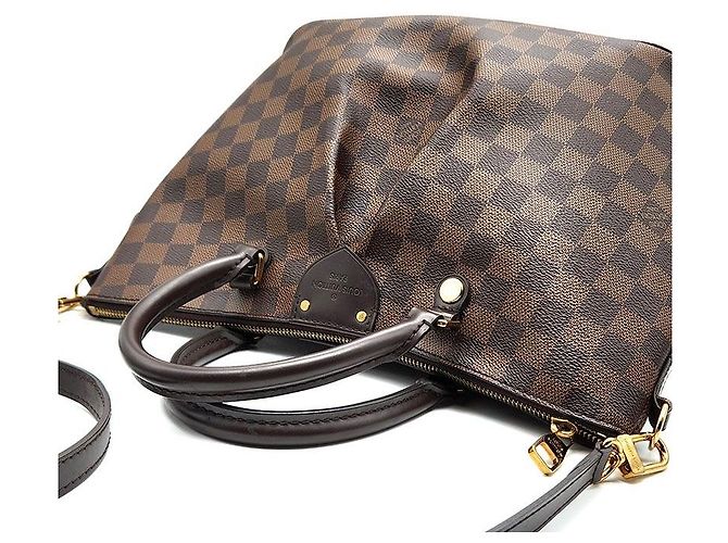 Borsa a mano Louis Vuitton Damier Sienna PM Marrone - vista 6