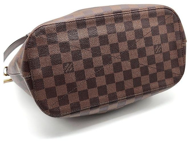 Borsa a mano Louis Vuitton Damier Sienna PM Marrone - vista 7