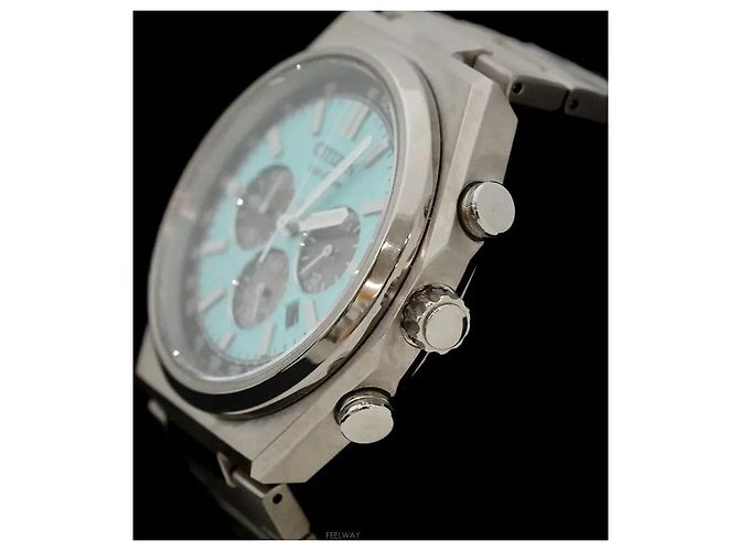 Autre Marque Eco-Drive Super Titanium Chronograph Mint - vista 2