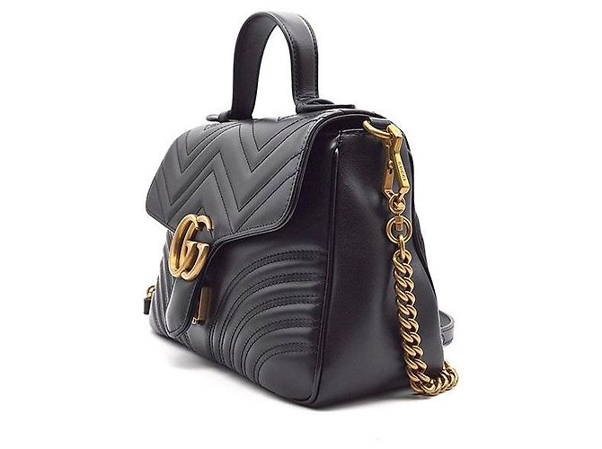 Gucci Borsa GG Marmont Matelassé con manico Small - vista 2
