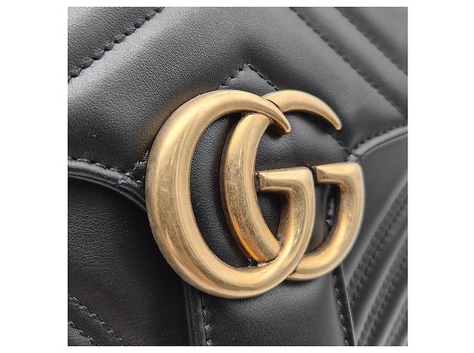 Gucci Borsa GG Marmont Matelassé con manico Small - vista 8