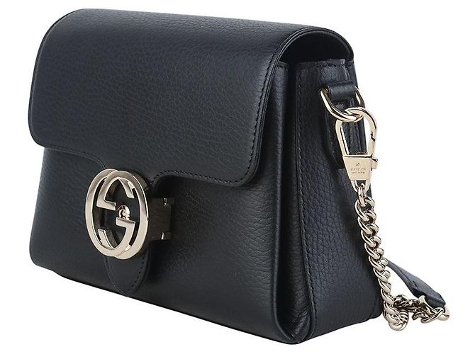 Gucci Borsa a Tracolla Mini Chain Interlocking - vista 2