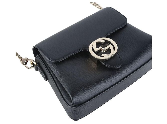 Gucci Borsa a Tracolla Mini Chain Interlocking - vista 5