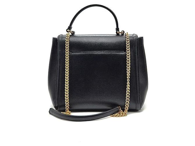Salvatore Ferragamo Borsa a tracolla con catena e manico Bara Carry - vista 3