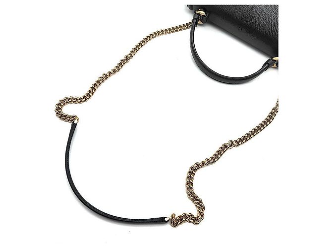Salvatore Ferragamo Borsa a tracolla con catena e manico Bara Carry - vista 5
