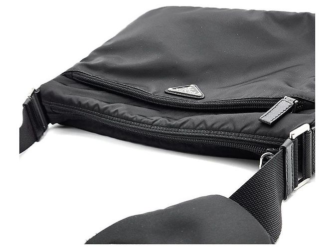Prada Borsa Messenger in Nylon Tessuto - vista 6