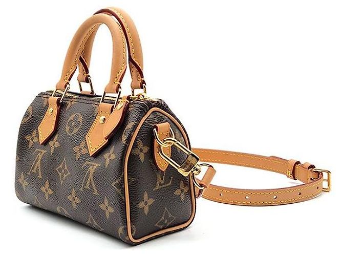 Louis Vuitton Monogram Nano Speedy Marrone - vista 2