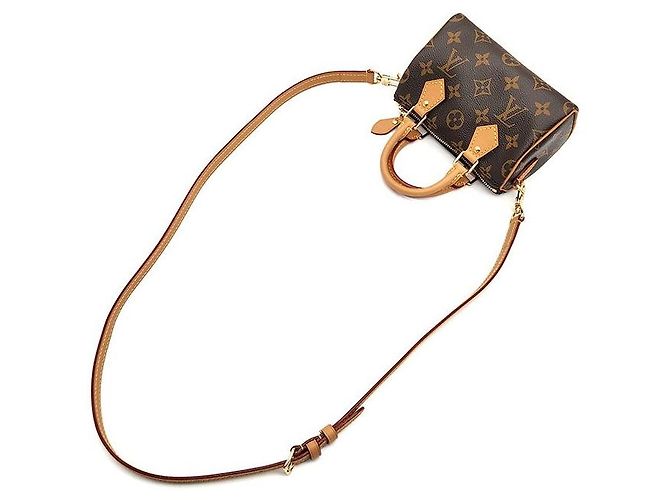 Louis Vuitton Monogram Nano Speedy Marrone - vista 4