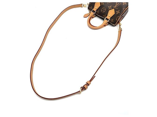 Louis Vuitton Monogram Nano Speedy Marrone - vista 5