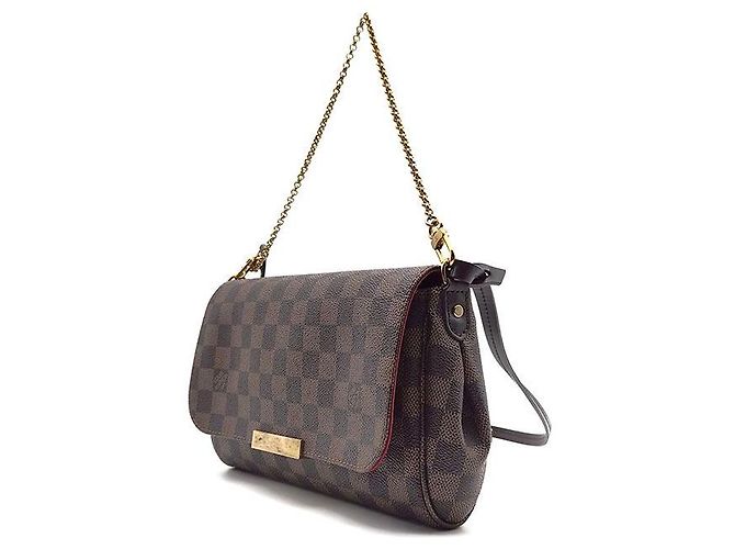 Louis Vuitton Damier Favorite MM Marrone Borsa a mano - vista 2