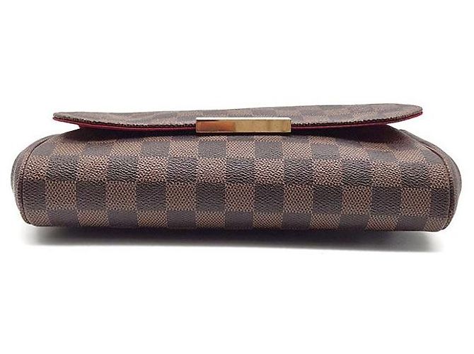 Louis Vuitton Damier Favorite MM Marrone Borsa a mano - vista 7