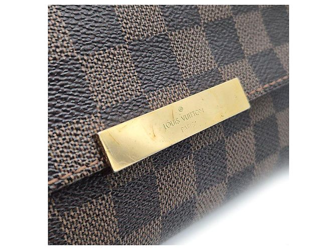 Louis Vuitton Damier Favorite MM Marrone Borsa a mano - vista 8