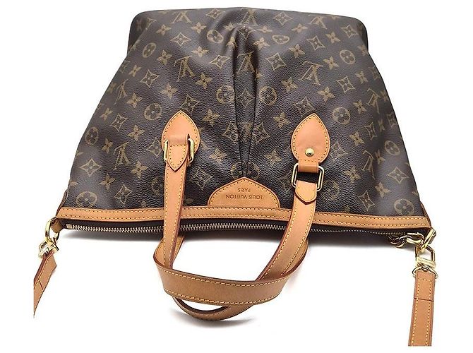 Louis Vuitton Monogram Palermo PM Borsa Tote Marrone - vista 6
