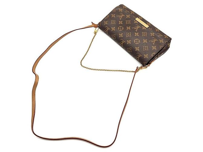 Borsa Louis Vuitton Monogram Favorite MM Marrone - vista 4