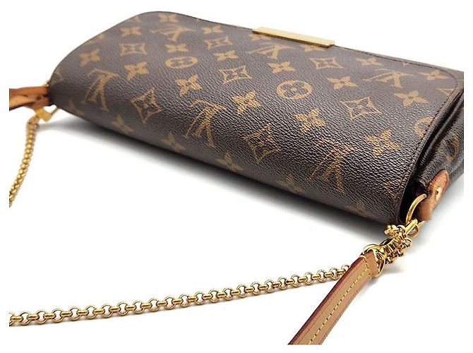 Borsa Louis Vuitton Monogram Favorite MM Marrone - vista 6