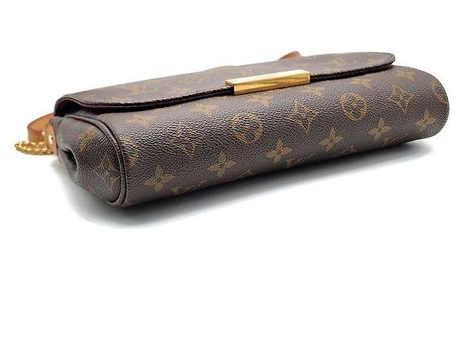 Borsa Louis Vuitton Monogram Favorite MM Marrone - vista 7