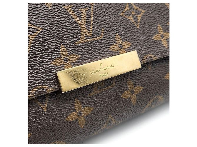 Borsa Louis Vuitton Monogram Favorite MM Marrone - vista 8