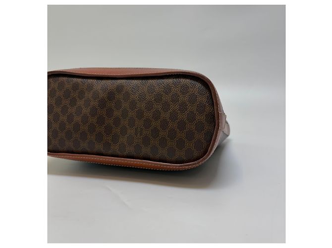Borsa a secchiello Céline Macadam marrone pelle - vista 15