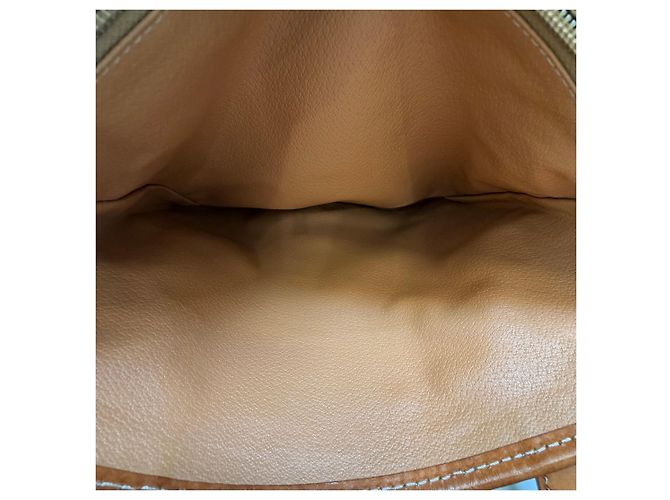 Borsa a secchiello Céline Macadam marrone pelle - vista 17