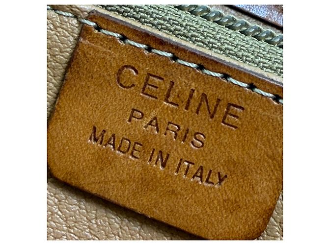 Borsa a secchiello Céline Macadam marrone pelle - vista 19