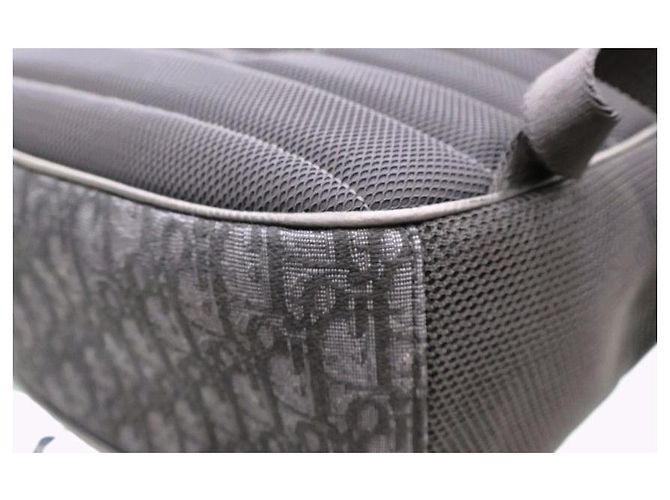 Dior Zaino Rolltop Oblique Jacquard Nero - vista 6