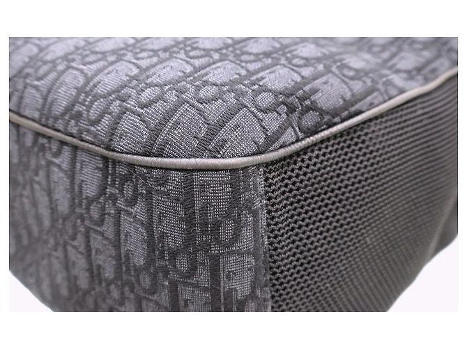 Dior Zaino Rolltop Oblique Jacquard Nero - vista 8