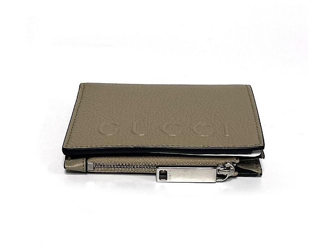 Gucci Cartera de piel Khaki Beige - vista 2