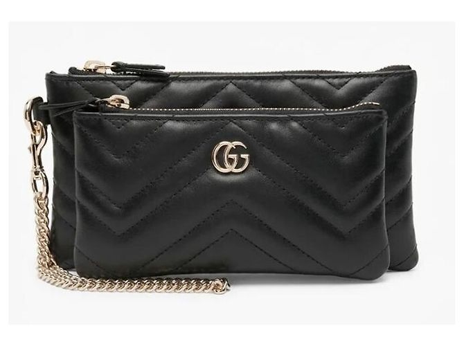 Gucci Pouch con catena GG Marmont Small - vista 4