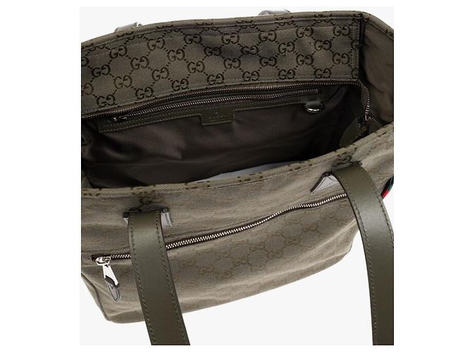 Gucci Borsa Tote Medium GG Canvas - vista 6