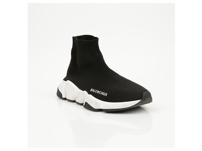 Balenciaga Speedrunner Sneaker Black White - Ansicht 2