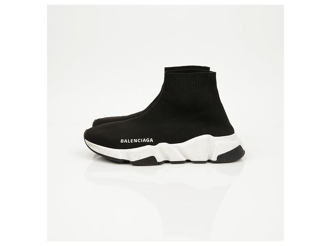 Balenciaga Speedrunner Sneaker Black White - Ansicht 5