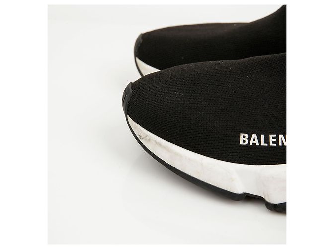Balenciaga Speedrunner Sneaker Black White - Ansicht 6