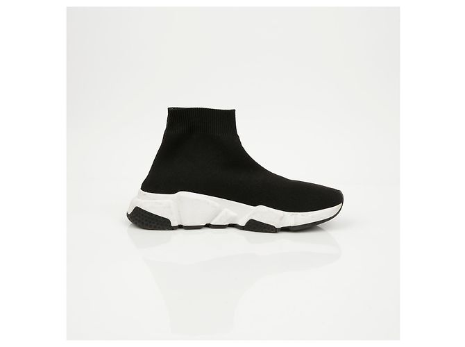Balenciaga Speedrunner Sneaker Black White - Ansicht 8