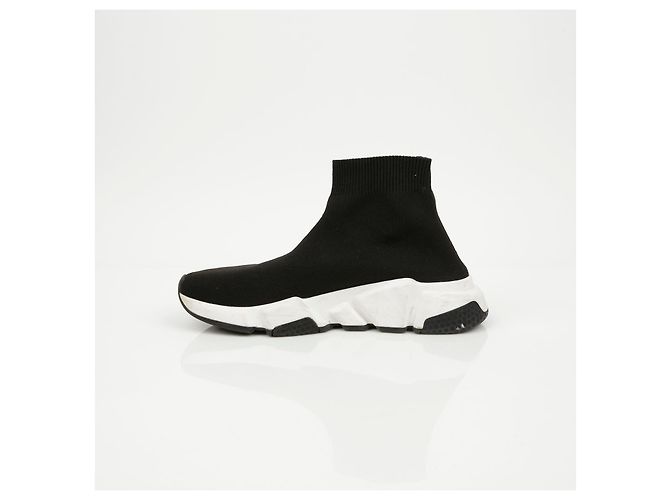 Balenciaga Speedrunner Sneaker Black White - Ansicht 9