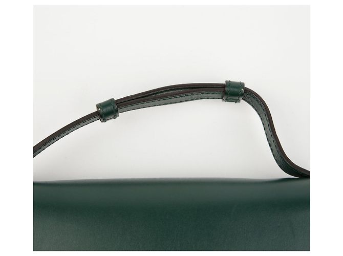 Gucci Mini Borsa a Tracolla Jumi in Pelle Verde - vista 9
