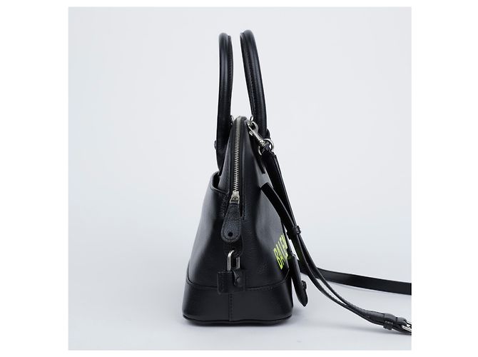 Balenciaga Borsa a Tracolla Tote con Piccolo Manico Nero - vista 6