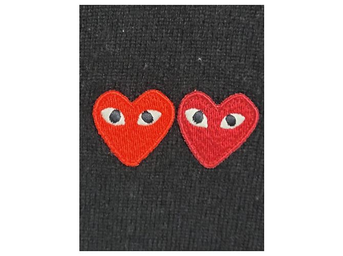 Comme Des Garcons Herren-Cardigan Schwarz Double Wool - Ansicht 3