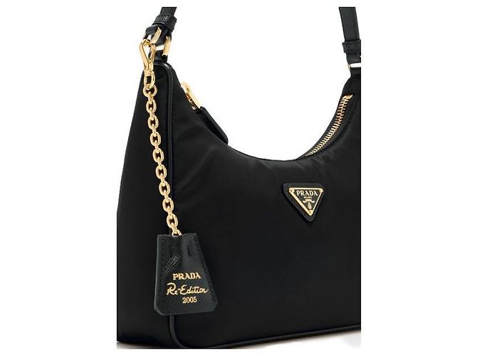 Prada Mini Borsa Re-Edition in Nylon - vista 3
